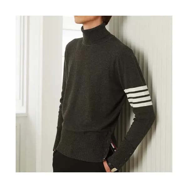[톰브라운]Thom Browne 2020 Mens Strap Turtle-neck Wool… - 1