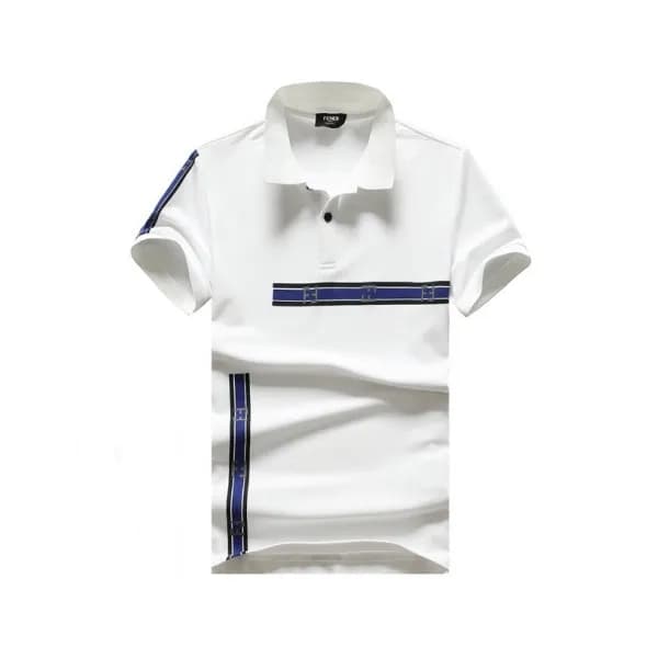 [펜디]Fendi 2020 Mens Logo Casual Cotton Polo Short … - 1