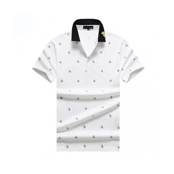 [펜디]Fendi 2020 Mens Logo Casual Silket Polo Short … - 1