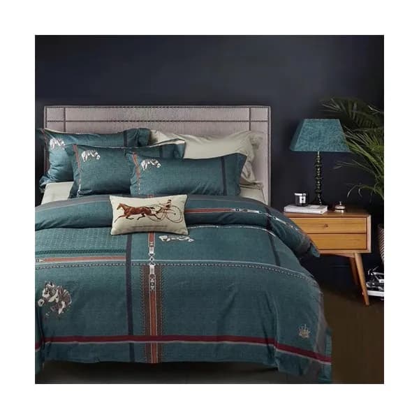 Hermes 2020 Supima Cotton Bedding 4 Set - 에르메스 202… - 1