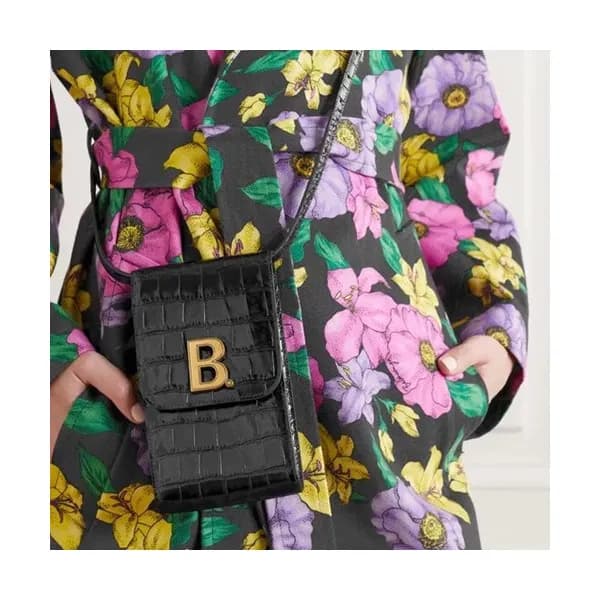 Balenciaga 2020 Leather Phone Bag Shoulder Bag,19C… - 1