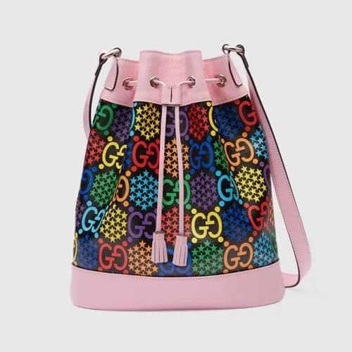 Gucci 2020 Psychedelic Bucket Shoulder Bag,31CM - … - 1