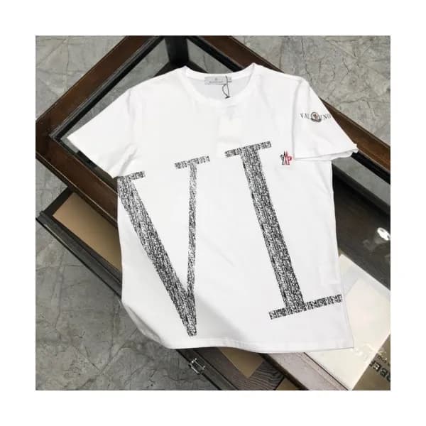 [매장판]Moncler 2020 Mens Logo Silket Crew-neck Short… - 1
