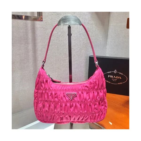 Prada 2020 Nylon Hobo Tote Shoulder Bag,22CM - 프라다… - 1