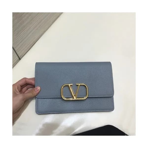 Valentino 2020 Leather Clutch Bag,21.5CM - 발렌티노 20… - 1