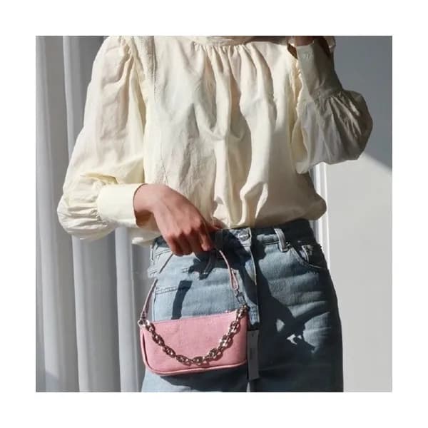 By Far 2020 Leather Tote Shoulder Bag,18cm - 바이 파 … - 1