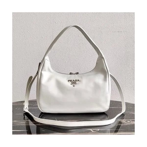 Prada 2020 Leather Hobo Tote Shoulder Bag,26CM - 프… - 1