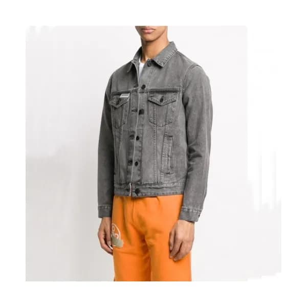 [오프화이트]Off-white 2020 Mens Logo Casual Denim Jacke… - 1