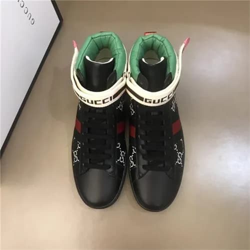 Gucci 2020 FW New Ace Velcro Tape Leather Runner S… - 1