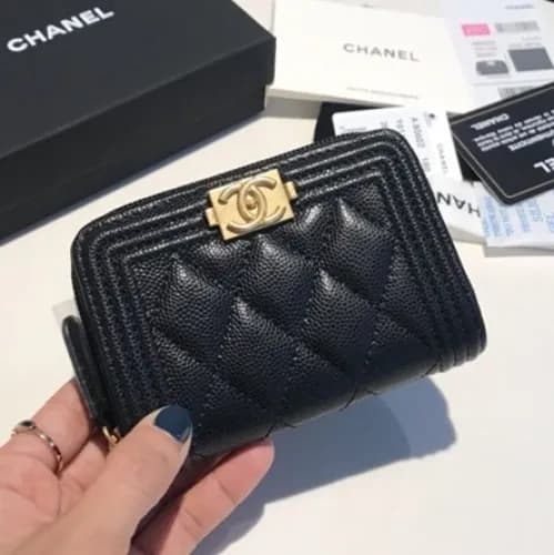 Chanel 2021 Women's Boy Coin purse/Card purse,… - 1