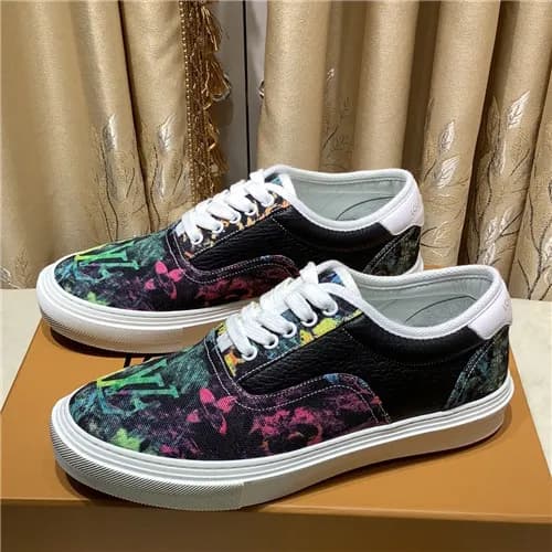 Louis Vuitton 2021 Men's Leather Sneakers - 루이… - 1
