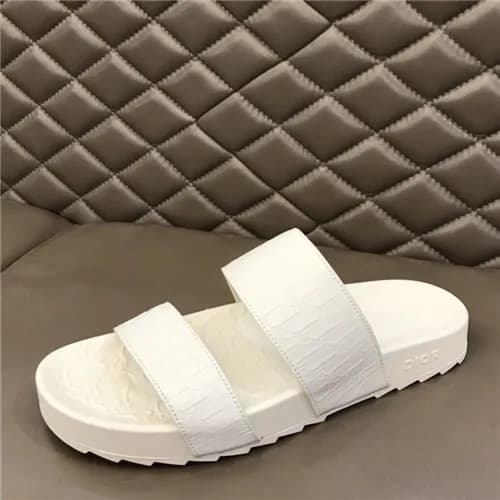 Dior 2021 Men's Leather Slipper - 디올 2021 남성용 … - 1