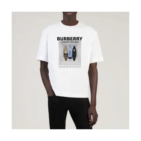 [버버리]Burberry 2021 Mm/Wm Logo Cotton Short Sleeved… - 1