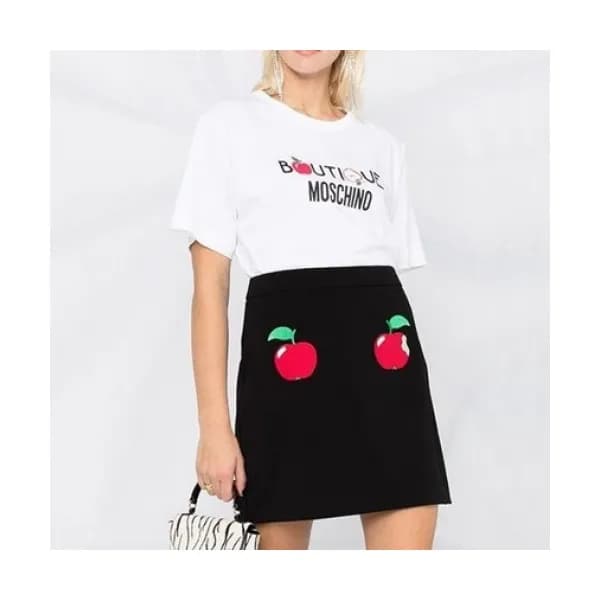 [모스키노]Moschino 2021 Mm/Wm Logo Cotton Short Sleeve… - 1