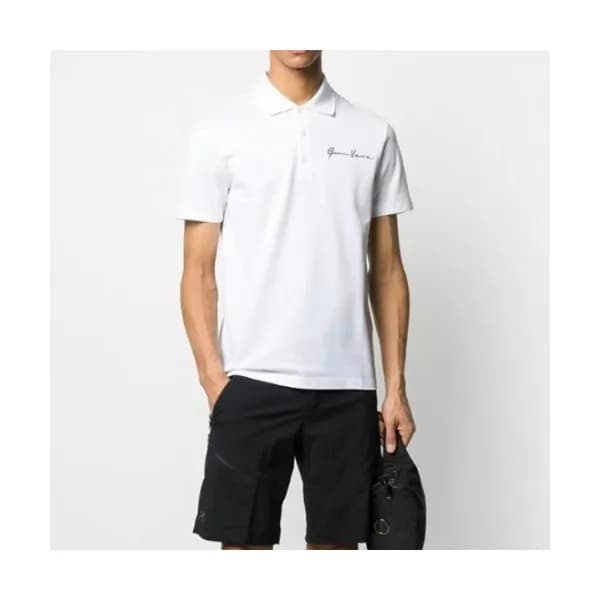 Versace Mens Logo Short Sleeved Tshirts Black - 베… - 1