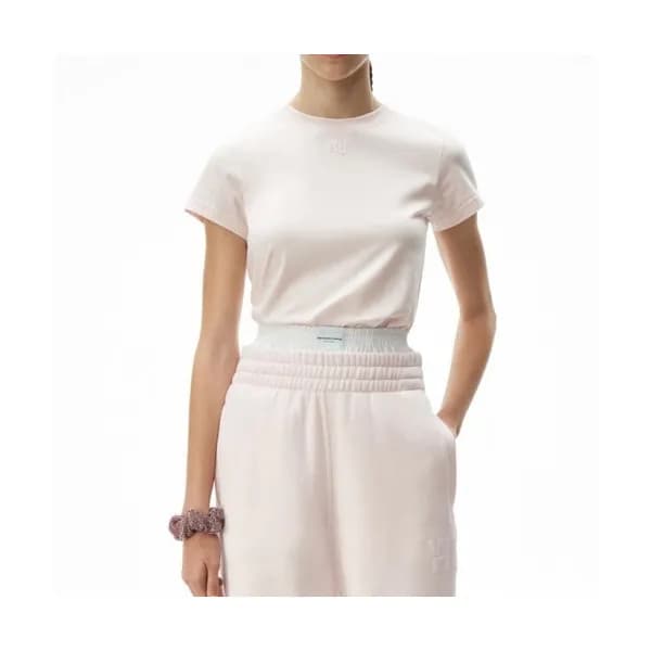 Alexsander Wang Womens Short Sleeved Tshirts Pink … - 1