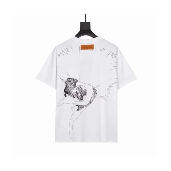 Louis vuitton Mm/Wm Logo Short Sleeved Tshirts Wh… - 1