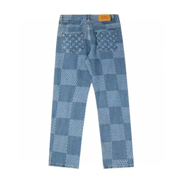 Louis vuitton Mens Monogram Casual Pants Blue - 루… - 1