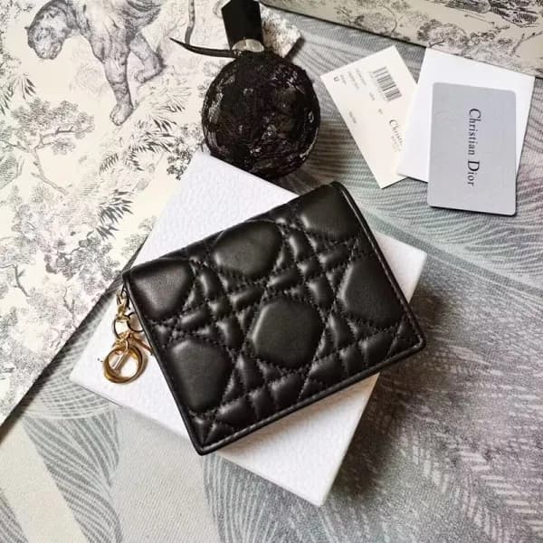 Dior 2022 Women"s Leather Card Purse,11.5cm,DIOW00… - 1