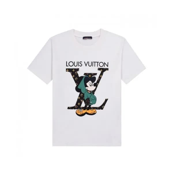 Louis vuitton Mm/Wm Logo Short Sleeved Tshirts Wh… - 1