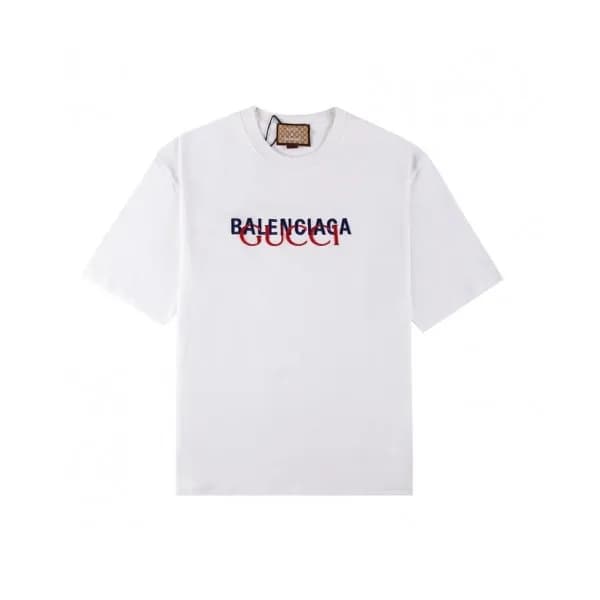 Gucci Mm/Wm Logo Short Sleeved Tshirts White - 구찌… - 1