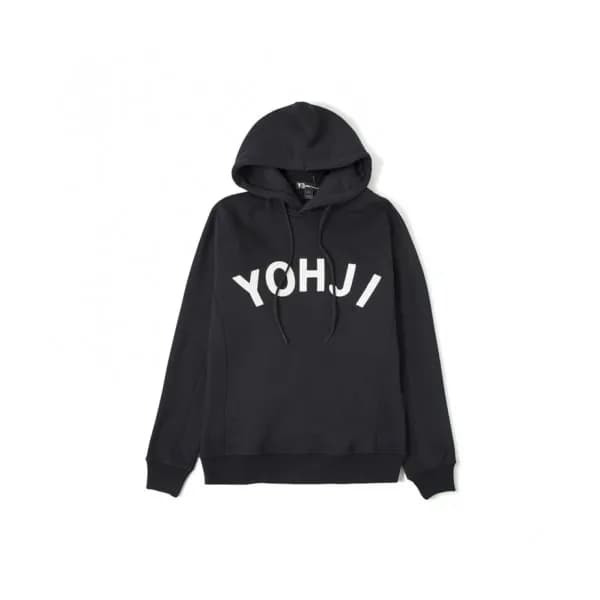 Y-3 Mm/Wm Logo Street Cotton HoodT - 요지야마모토 2021 … - 1