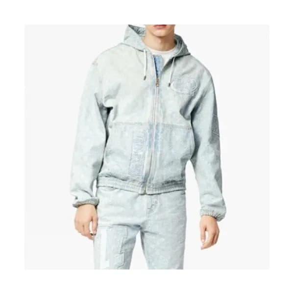 Louis vuitton Mens Logo Casual Jackets Blue - 루이비… - 1