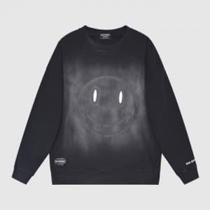 BAD MONDAY Mm/Wm Logo Oversize Cotton Thirts Bla…