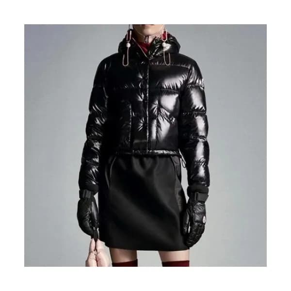 Moncler Womens Patch Logo Modern Duck Down Long … - 1