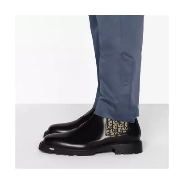 디올 남성 트렌디 레더 앵클부츠 Size(240 - 275) 블랙 - Dior Men&… - 1