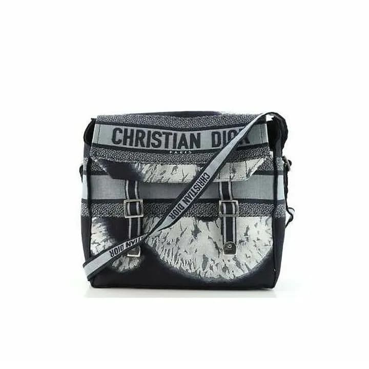 디올 남성 블루 캠프 백 - Dior Mens Blue Camp Bag - dio1834x - 1