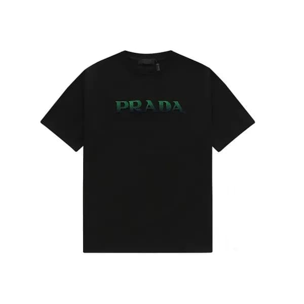 프라다 남성 크루넥 블랙 반팔티 - Mens Black Tshirts - Pra02740x - 1