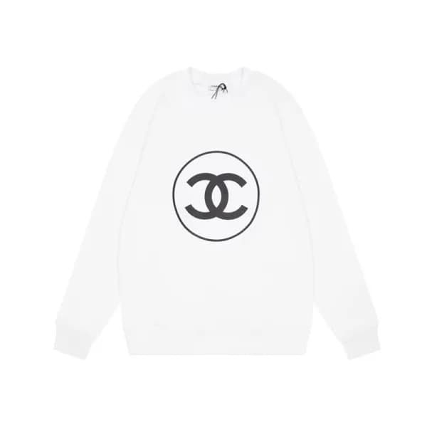샤넬 남성 캐쥬얼 화이트 맨투맨 - Mens White Tshirts - cnl0915x - 1