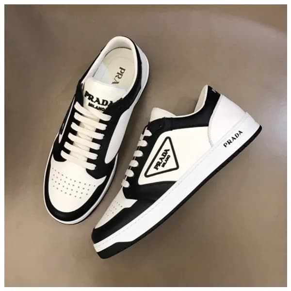 프라다 남성 클래식 화이트 스니커즈 - Mens White Sneakers - pra028… - 1