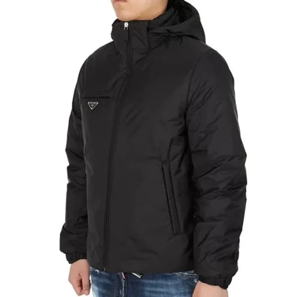 프라다 남성 블랙 다운 자켓 - Prada Mens Black Jackets - pra02… - 1