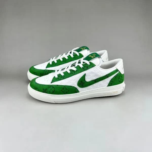 루이비통 남성 클래식 그린 스니커즈 - Louis vuitton Mens Green Sne… - 1