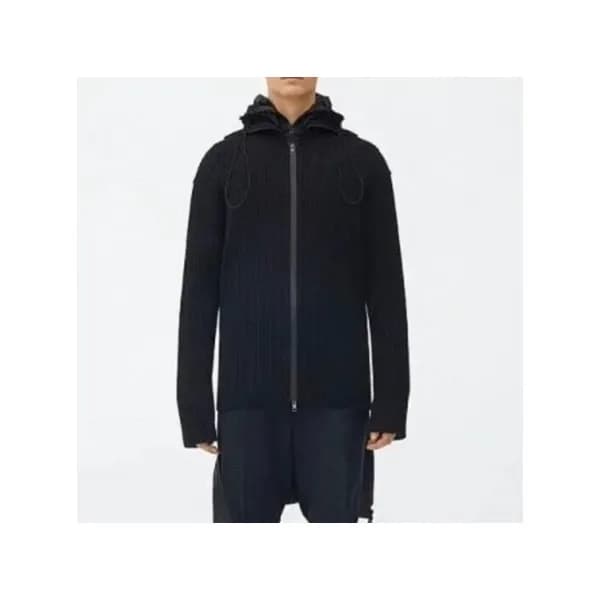 보테가베네타 남성 집업 블랙 자켓 - Bottega Veneta Mens Black Jac… - 1
