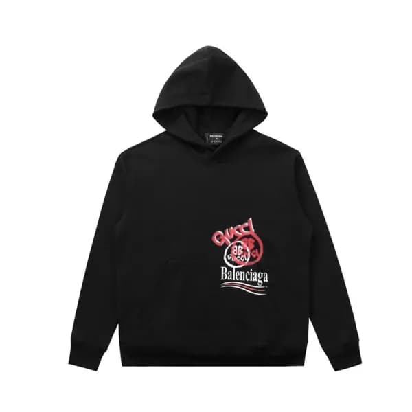 구찌 남/녀 트렌디 블랙 후드티 - Gucci Unisex Black Hoodie - g… - 1
