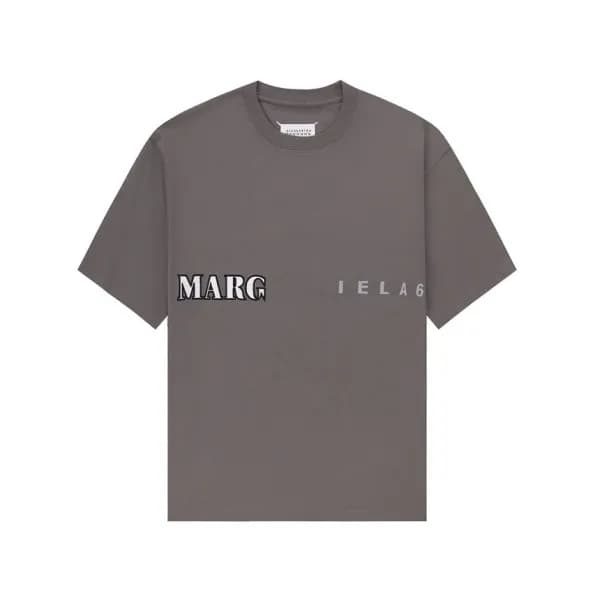 메종마르지엘라 남/녀 크루넥 그레이 반팔티 - Maison Margiela Unisex G… - 1