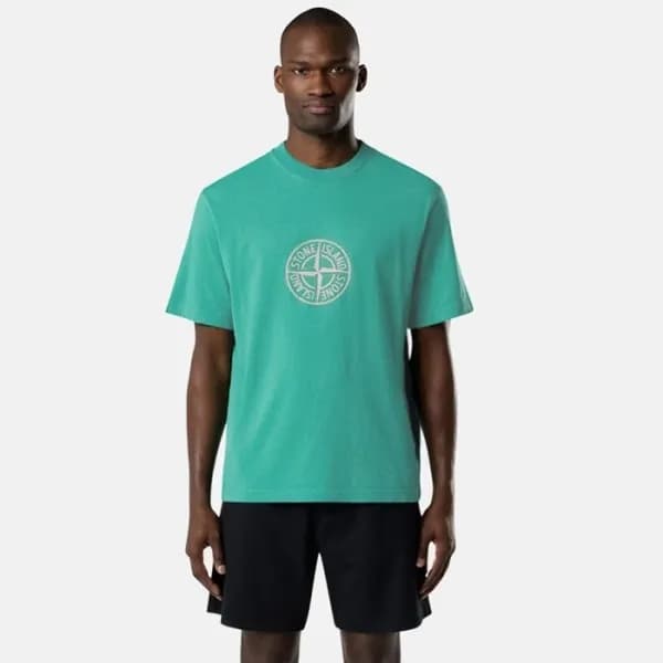 스톤아일랜드 남성 크루넥 반팔티 - Stone Island Mens Round Tshirt… - 1