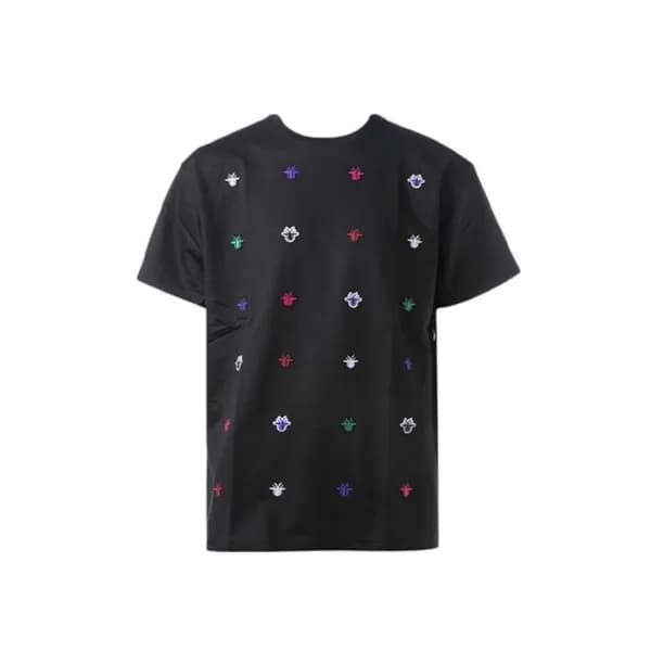 디올 남성 블랙 크루넥 반팔티 - Dior Mens Black Short sleeved T… - 1