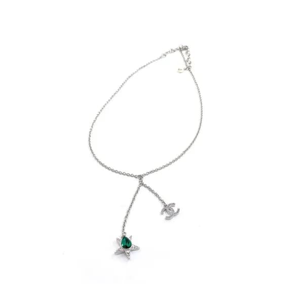샤넬 여성 이니셜 목걸이 - Chanel Womens White Gold Necklace … - 1