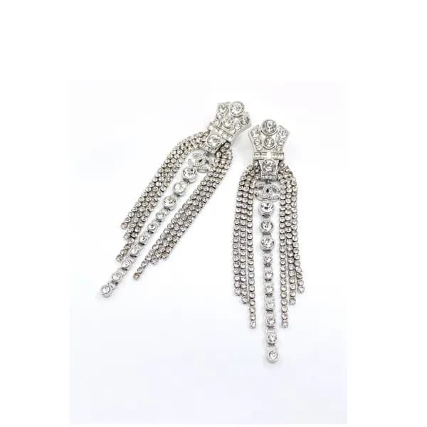 샤넬 여성 화이트 골드 이어링 - Chanel Womens White Gold Earri… - 1