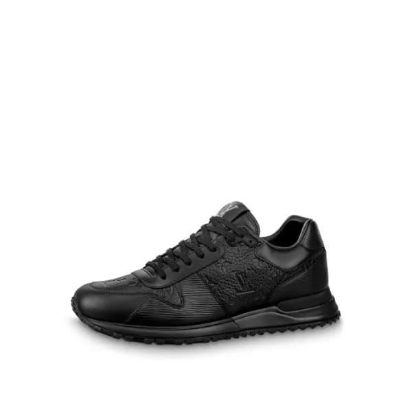 루이비통 남성 블랙 스니커즈 - Louis vuitton Mens Black Sneaker… - 1