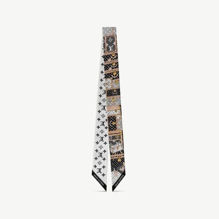 루이비통 여성 블랙 렛츠고 BB 방도 스카프 M76442 【매장-50만원대】 - Louis… - 1