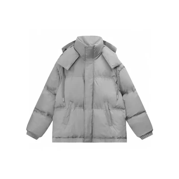 아미 남성 그레이 다운 패딩 - Ami Mens Gray Padding - am19x - 1