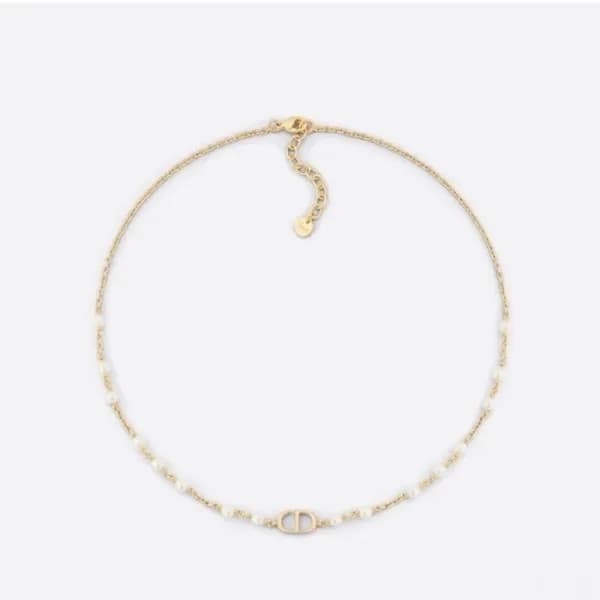 디올 여성 골드 목걸이 - Dior Womens Gold Necklace - acc833x - 1