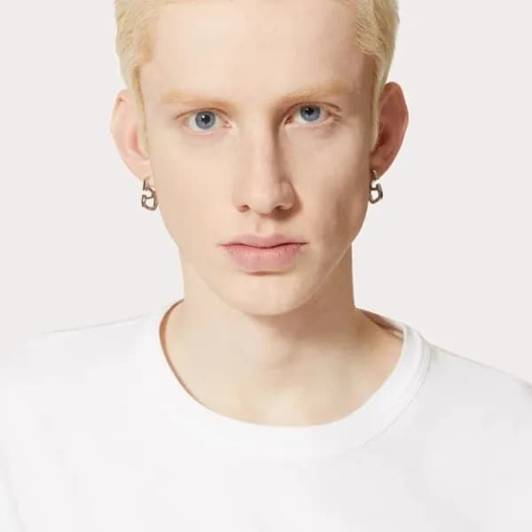 발렌티노 남성 골드 이어링 - Valentino Mens Gold Earring - acc… - 1