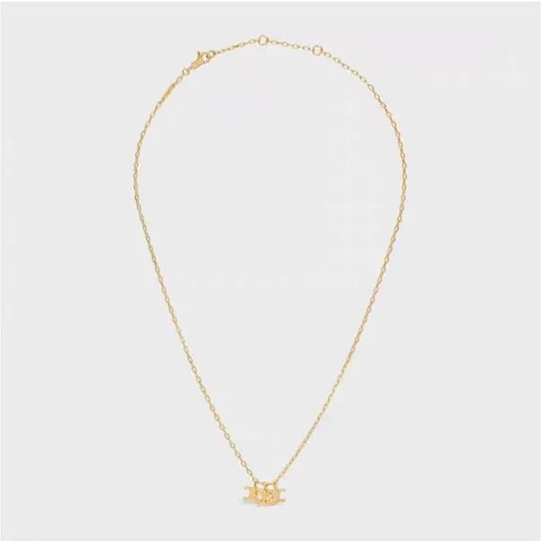 셀린느 여성 골드 목걸이 - Celine Womens Gold Necklace- acc10… - 1