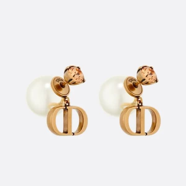 디올 여성 골드 이어링 - Dior Womens Gold Earring - acc1289x - 1